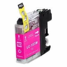 Renewable Brother LC103 High Yield Magenta Ink Cartridge (LC103M)
