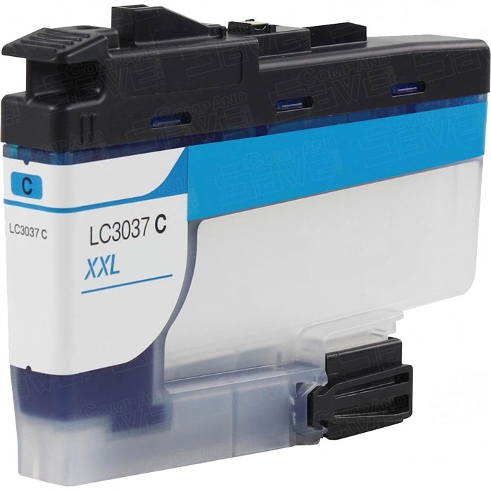 Renewable Brother LC3037 Extra High Yield Cyan Ink Cartridge (LC3037C)