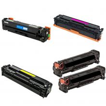 Renewable HP 410X 5/Pack Black/Cyan/Magenta/Yellow High Yield Toner Cartridges