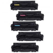 Renewable HP 414X 5/Pack High Yield Black/Cyan/Magenta/Yellow Toner Cartridges (W2020XJ)