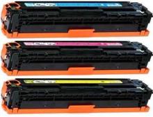 Renewable HP 128A 3/Pack Color Toner Cartridges (CE321A/CE322A/CE323A)